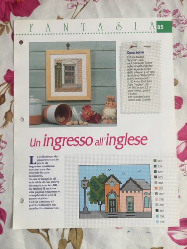 Schema punto croce ricamo - schema,