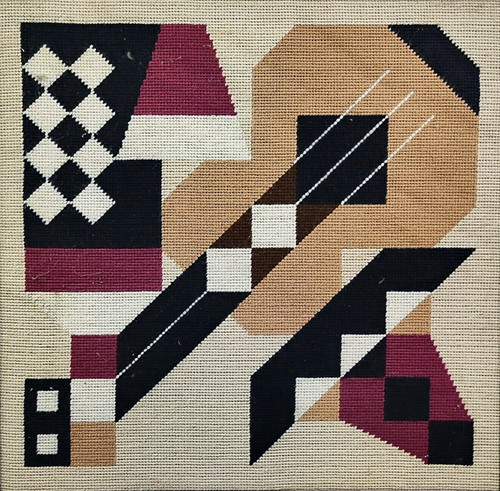 Quadro con arazzo punto - con, croce