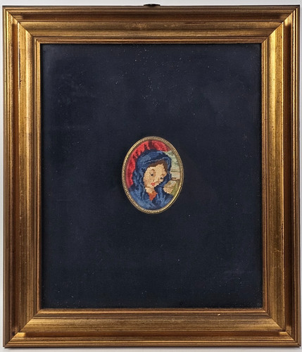 Quadro miniatura punto croce - miniatura,