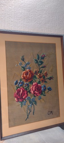 Quadro ricamo punto croce