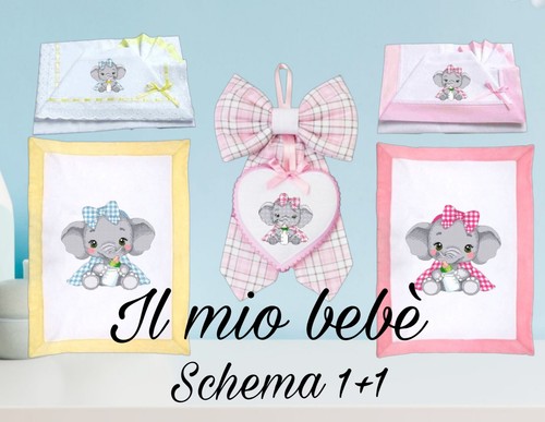 Schema punto croce elefantina - punto,