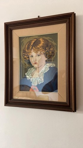 Quadro ricamato punto croce
