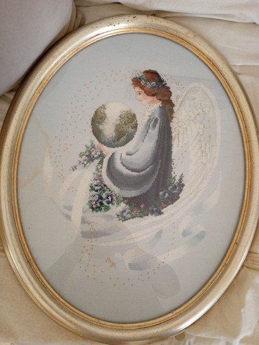 Quadro ricamo punto - , croce