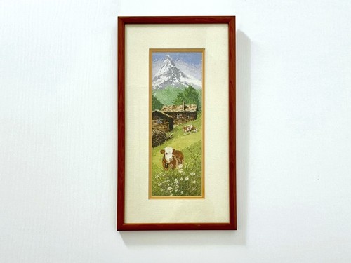 Quadro ricamato punto croce