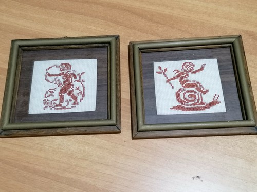 Quadretti quadro ricamati - quadro, a