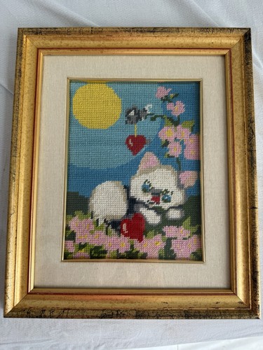 Quadro ricamo punto - , croce