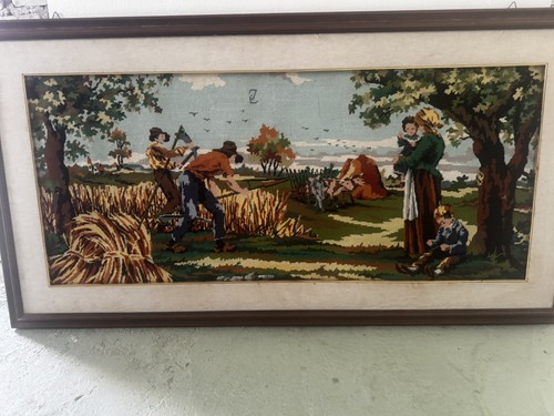 Arazzo vintage punto croce - , 60