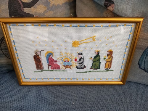 Vintage quadro quadretto punto - vintage,