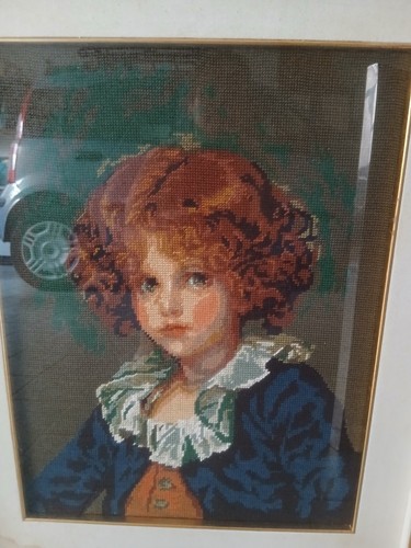 Quadro ricamato punto croce - quadro,