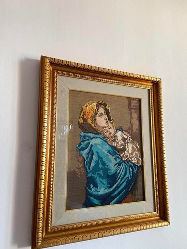 Quadro ricamato punto croce
