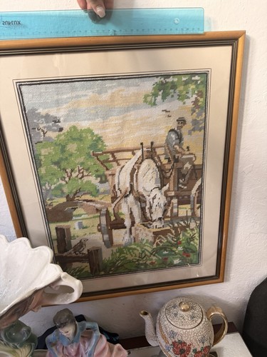 Quadro ricamo punto croce - a,